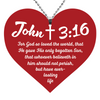 Image of John 3:16 Key Chain, Rearview Mirror Ornament