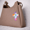 Image of Be Still Cross Rearview Mirror Ornament (Ships on or around 8-31-26)