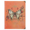 Image of Orange Grace Butterfly Hardcover Journal - Ephesians 2:8