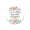 Image of I Can Do All Things Circle Magnet 2.5"