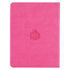 Image of She is Brave Pink Faux Leather Handy-size Journal