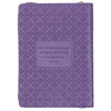 Image of Strength & Dignity Hummingbird Purple Faux Leather Classic Journal with Zipper Closure - Proverbs 31:25