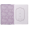 Image of I Know the Plans Purple Floral Classic Journal with Elastic Closure and Pen Holder - Jeremiah 29:11
