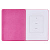 Image of She is Brave Pink Faux Leather Handy-size Journal