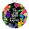 Image of Be Still Round Key Chain, Rearview Mirror Ornament
