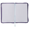 Image of Strength & Dignity Hummingbird Purple Faux Leather Classic Journal with Zipper Closure - Proverbs 31:25