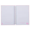 Image of Thank You Mom Pink and White Daisy Spiral Journal - 1 Thessalonians 5:16-18