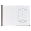 Image of Seek the Lord Black and Gray Faux Leather Classic Journal - 1 Chronicles 16:11