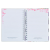 Image of Bless You and Keep You White and Pink Floral Spiral Journal - Numbers 6:24-25