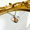 Image of Heart On Fire Necklace