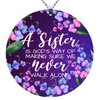 Image of A Sister Is God's Way Key Chain, Rearview Mirror Ornament