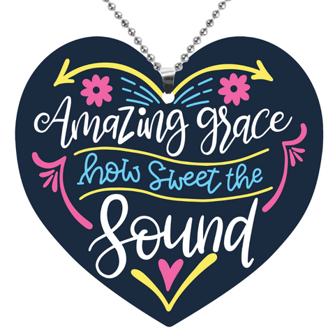 Amazing Grace Key Chain, Rearview Mirror Ornament
