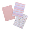 Image of Blessed Pink Butterfly 3-Piece Large Notebook Set - John 1:16