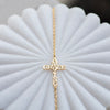 Image of (Gift-wrapped) Amazing Grace Cross Bracelet - Gold