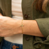 Image of (Gift-wrapped) Amazing Grace Cross Bracelet - Gold
