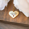 Image of (Gift-wrapped) A Piece of My Heart Necklace - Gold