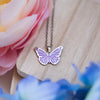 Image of Butterfly Cross Necklace
