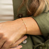 Image of (Gift-wrapped) Faith Cross Bracelet - Gold