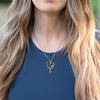 Image of (Gift-wrapped) Faith Heart Necklace - Gold