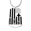 Image of (Gift-wrapped) God, Family, Country Dog Tag Necklace