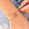 Image of Philippians 4:13 Cross Cuff Bracelet