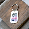 Image of I Can Do All Things Dog Tag Key Chain