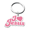 Image of I Love Jesus Enamel Key Chain