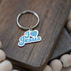Image of I Love Jesus Enamel Key Chain