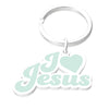 Image of I Love Jesus Enamel Key Chain