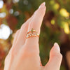 Image of Blessed + Cross Adjustable Ring