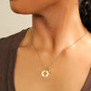Image of Cutout Cross Charm Necklace