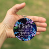 Image of A Sister Is God's Way Key Chain, Rearview Mirror Ornament