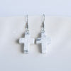 Image of Stone Cross Earrings