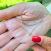 Image of 925 Sterling Silver Petite Inseparable Hearts Necklace