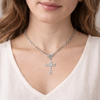Image of Amazing Grace Cross Toggle Necklace