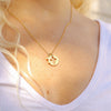 Image of Cutout Cross Charm Necklace