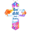 Image of Be Still Cross Rearview Mirror Ornament (Ships on or around 8-31-26)