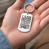 Image of I Can Do All Things Dog Tag Key Chain