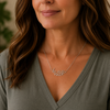 Image of Be Still Olive Branch Necklace (Ships on or around 8-31-26)
