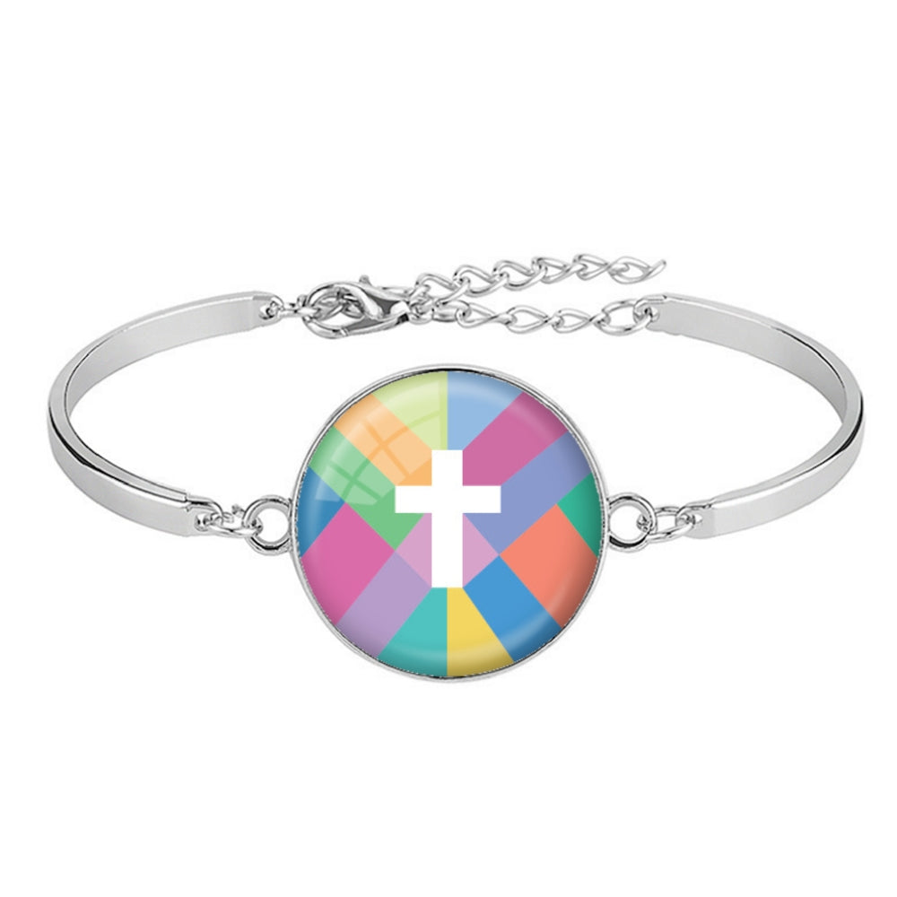 Kaleidoscope Cross Bracelet