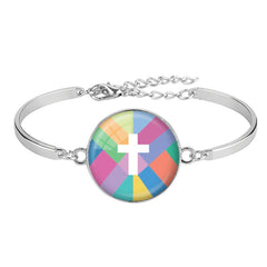 Kaleidoscope Cross Bracelet (Ships around 12-18-24)