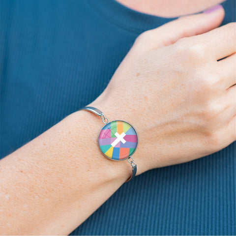 Kaleidoscope Cross Bracelet