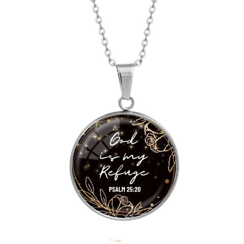 God Is My Refuge Necklace