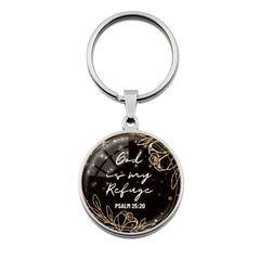 God Is My Refuge Key Chain (Ships around 12-18-24)