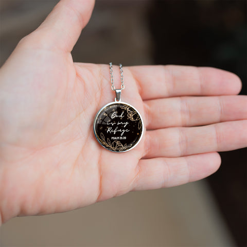 God Is My Refuge Necklace