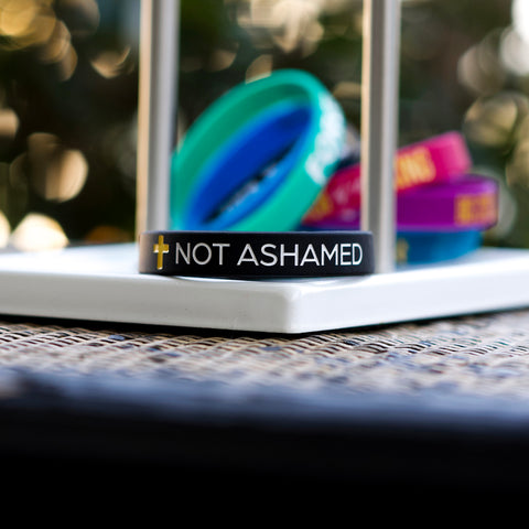 Inspiration Bracelet - Not Ashamed - Black