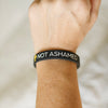 Image of Inspiration Bracelet - Not Ashamed - Black