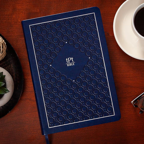 The Passion Translation New Testament (2020 edition) Giant Print Indigo