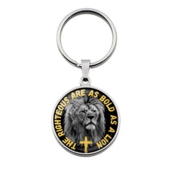 Lion Cross Key Chain (Ships around 12-18-24)