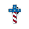 Image of Flag Cross Pin